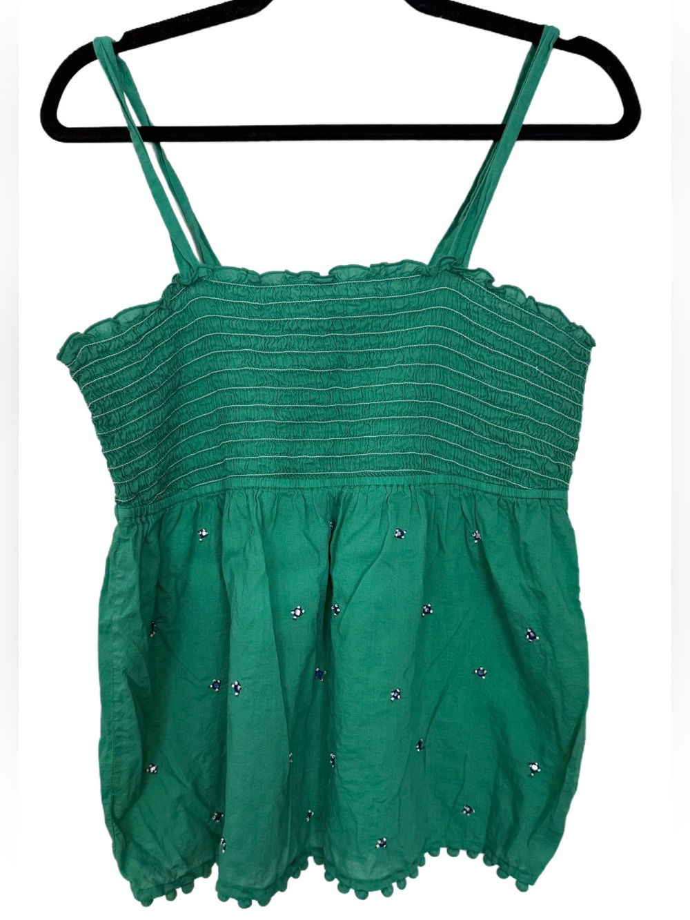 Old Navy Smocked Tank Top, Size XL, Green